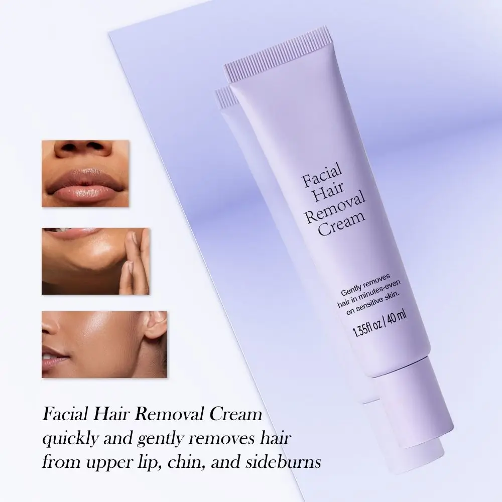 Gentle Facial Hair Removal Cream For Sensitive Skin With Moisturising Essence_voghion.com