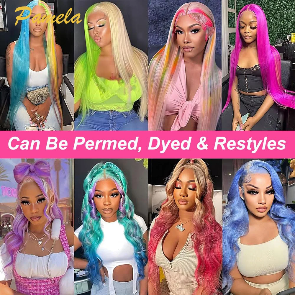 613 Blonde Human Hair Body Wave 13x4 Transparent Lace Front Wigs 613 Human Hair Wigs Ready To Wear For Woman 100% Human Hair Wig