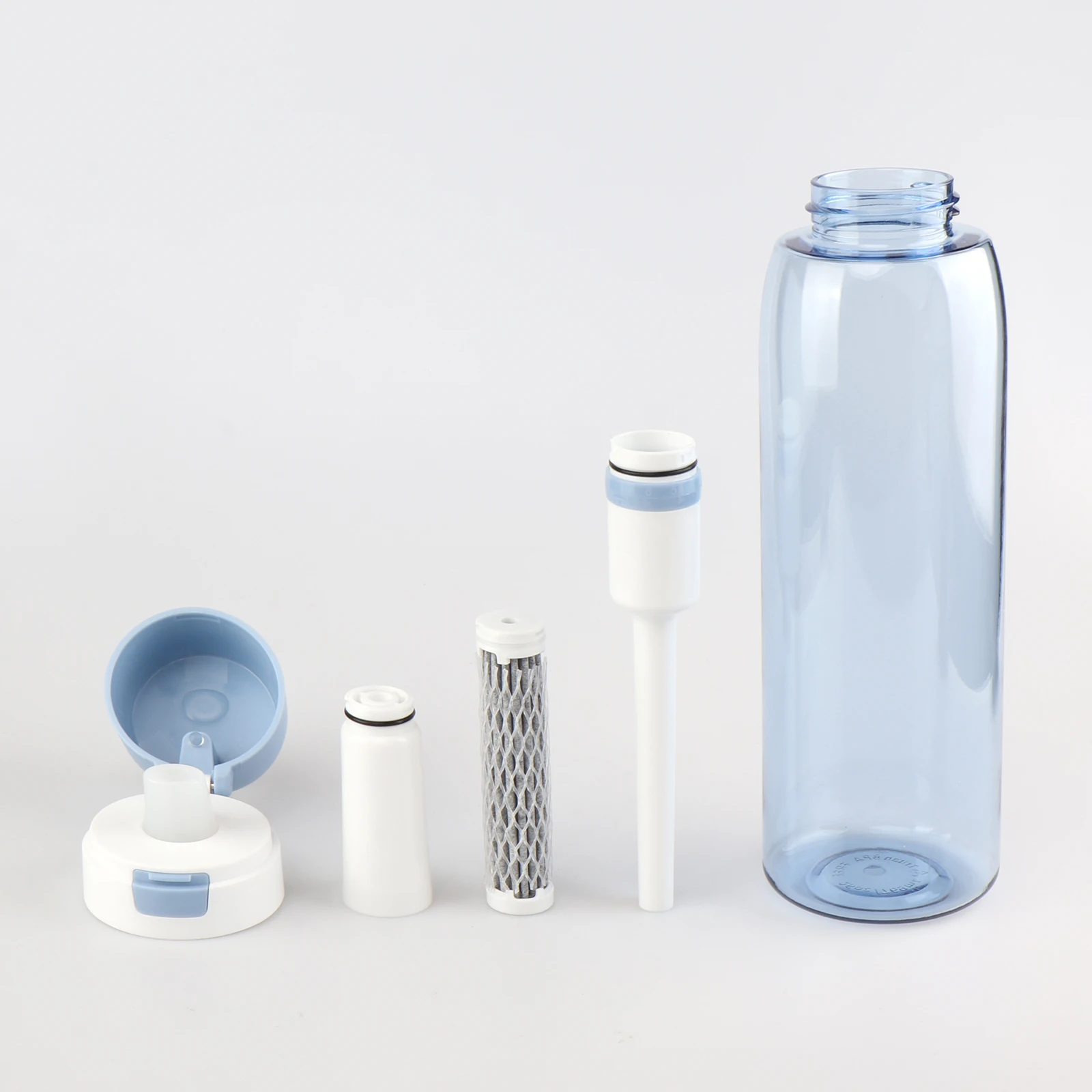 

personal sport portable plastic survival top bpa carbon charcoal alkaline drink purifier water filter bottle