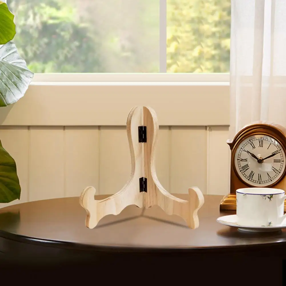 Tea Leaves Display Holder Sturdy Tea Leaves Plate Storage Rack Desktop Organizer Polished Wooden Display Stand for Cafe 3