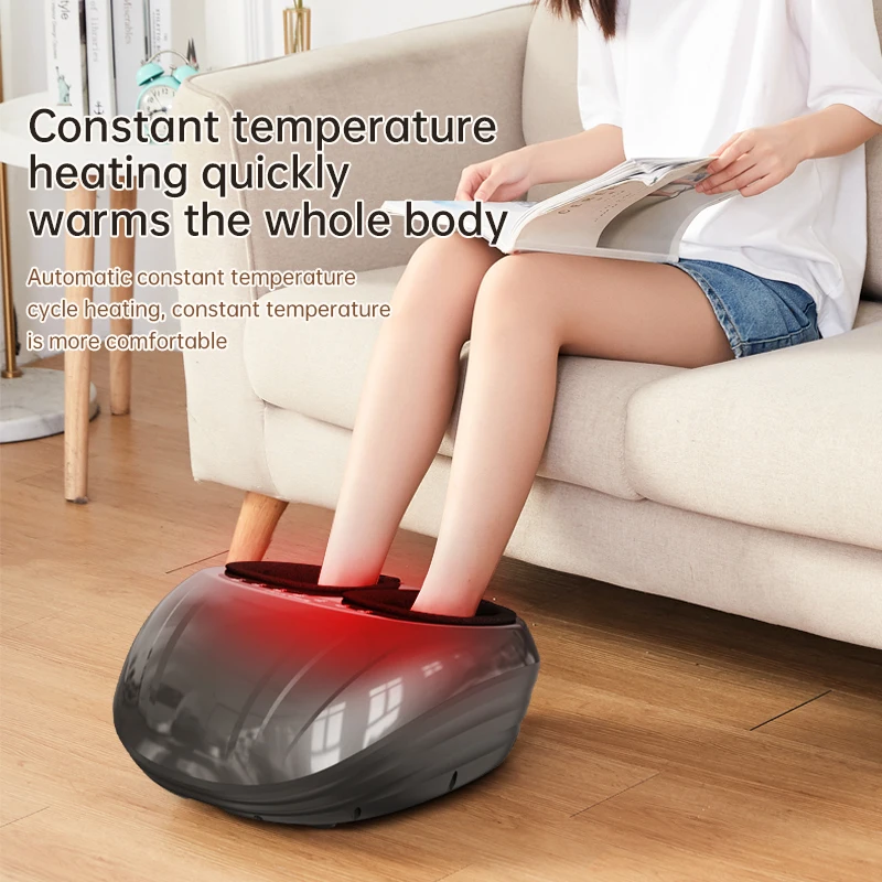  TRIDUCNA Shiatsu Foot Massager Machine with Heat and Remote,  Electric Heated Feet Massage, Deep Kneading, Air Compression for Tired  Muscles Relax and Plantar Fasciitis, for Home or Office Use : Health