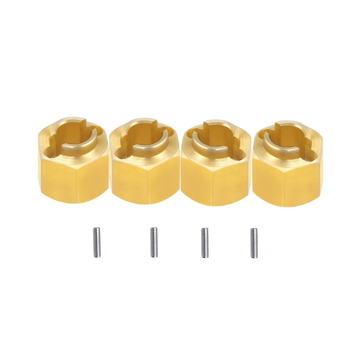 Adattatori Mozzo Ruota Esagonali In Ottone Per AXIAL 1/18 UTB18 Capra - 4 Pezzi, 12x7.5mm - RC Crawler