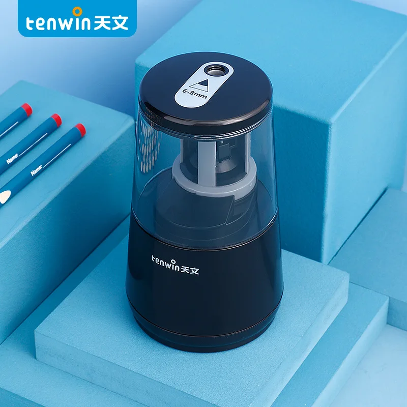 Tenwin Automatic Electric Pencil Sharpener For Colored Pen Sharpen