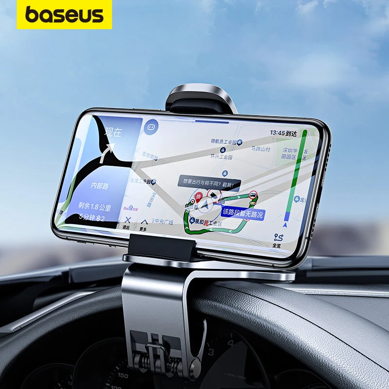 Baseus Car Phone Holder 360 Degree GPS Navigation Dashboard Phone