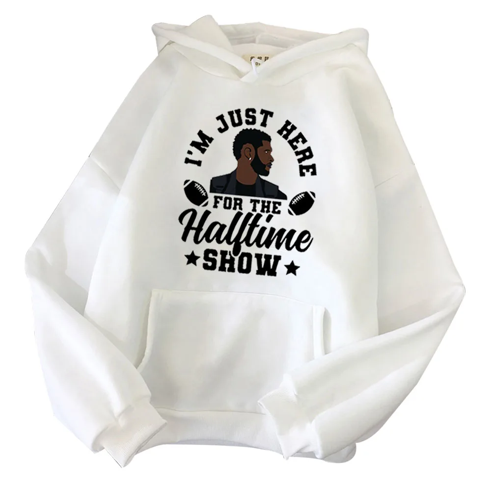 

I'm Just Here for The Halftime Show Hoodie Usher Hoodie Usher Merch Super Bowl 2024 Unisex Pullover Tops Streetwear