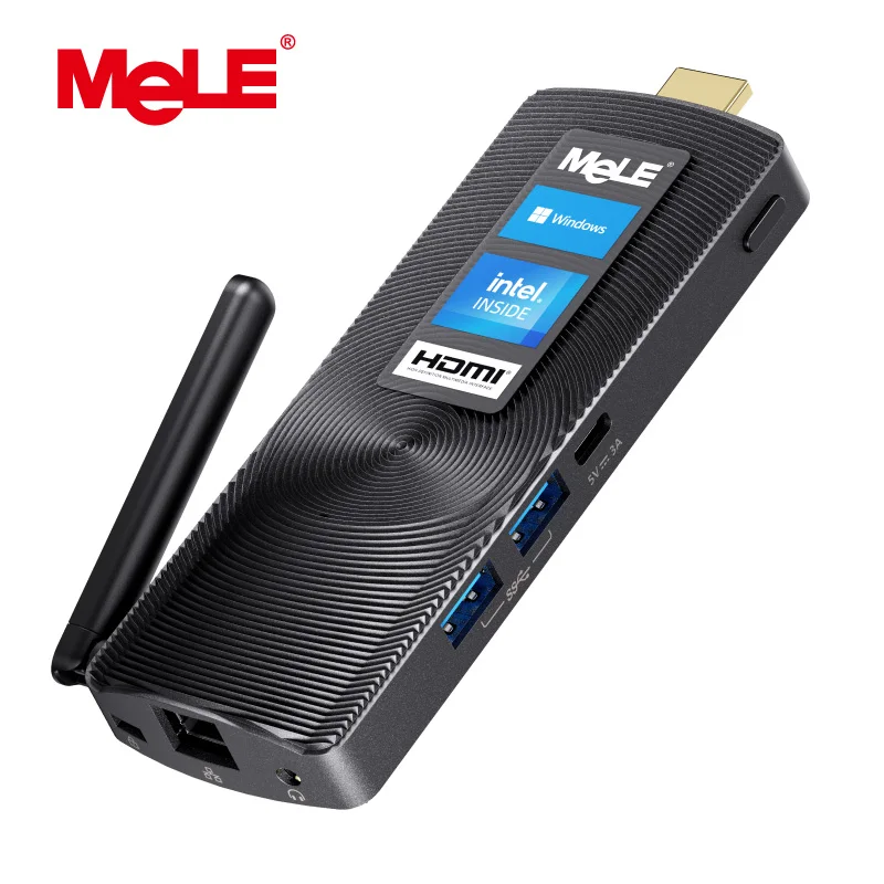 MeLE Mini PC sans ventilateur Intel CeleronJ4125 LPDDR4 8GB 128GB/256GB MiniPC Windows 11 pro Desktop Controller HDMI 4K 60HZ, 2.4G / 5G WiFi, Gigabit Ethernet, BT4.2, USB 3.0*2, Wake Lan, pxe PCG02 GLE