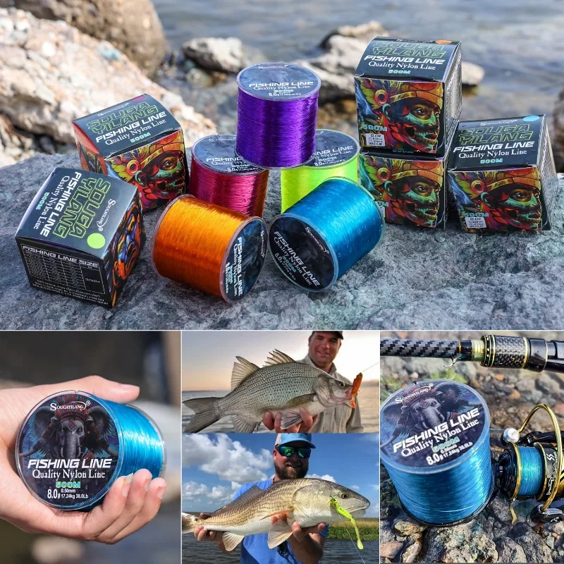 Sougayilang 100m 500m Nylon Fishing Line 6