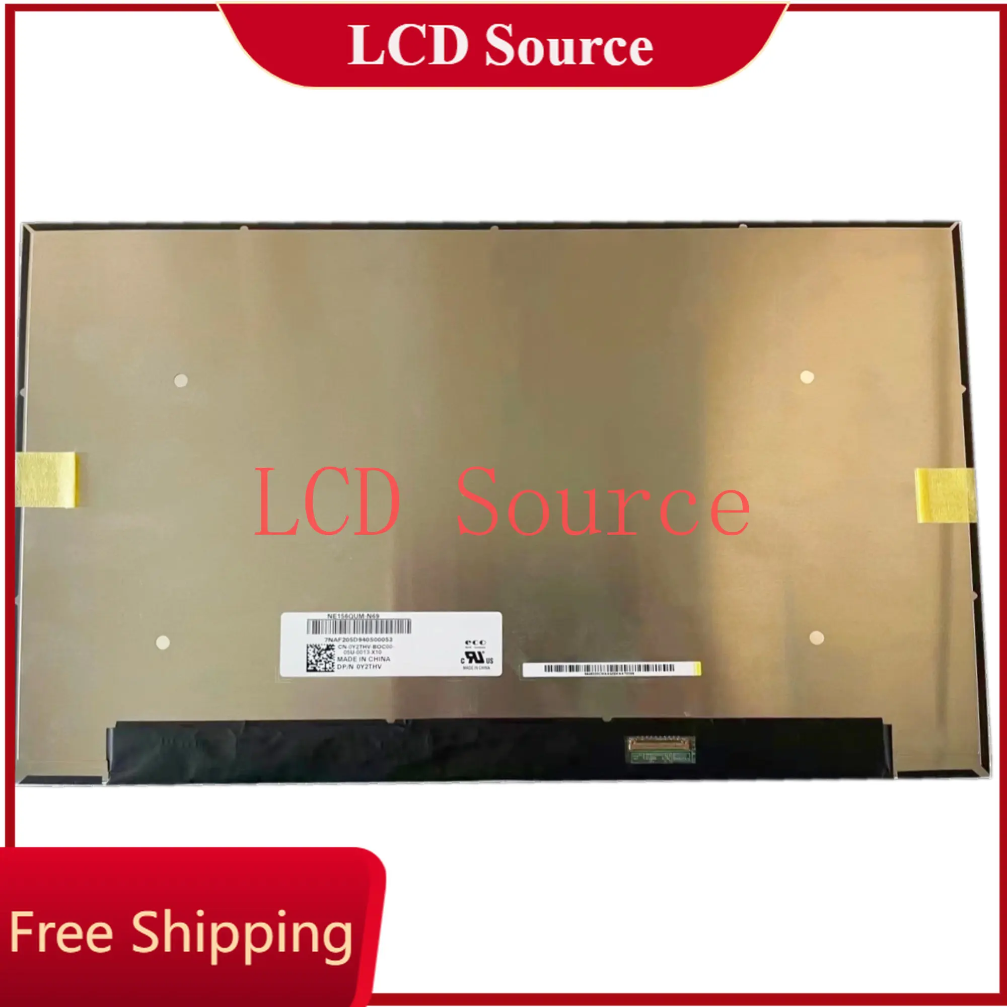 

NE156QUM-N69 15.6 Inch 40 Pins 3840*2160 4K EDP LCD Display Matrix Panel UHD 100% sRGB IPS Full Perspective Laptop LED Screen