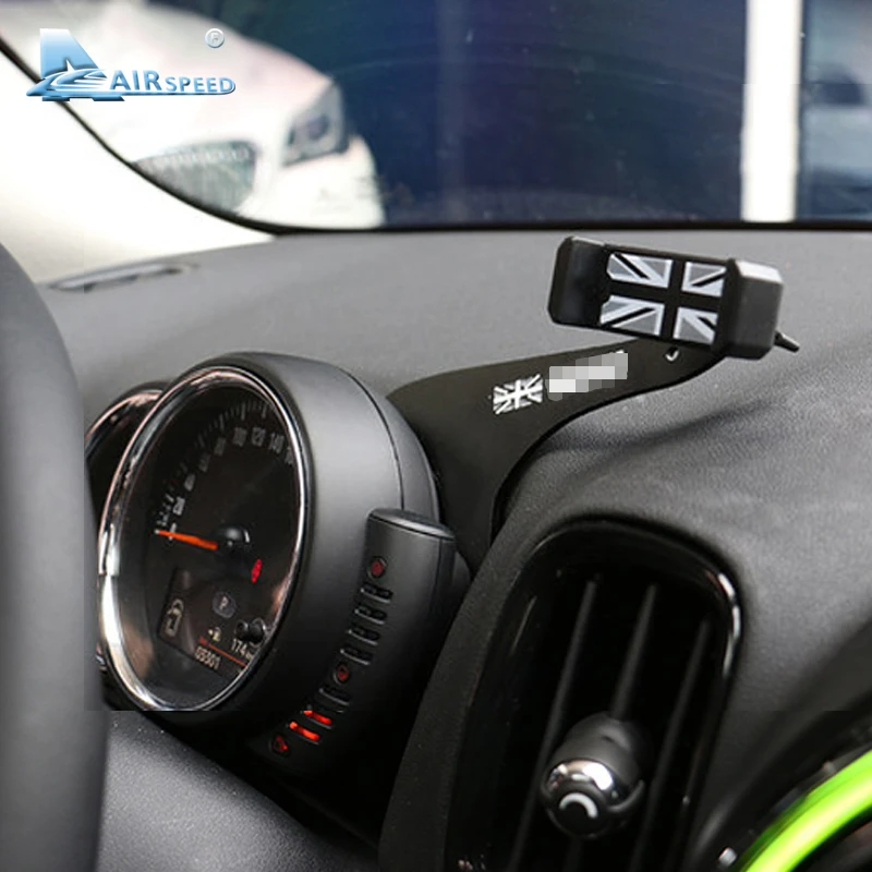 been verwijderen Christian Airspeed Grijze Union Jack Beugel Voor Mini Cooper F55 F56 F54 Accessoires  Auto Telefoon Houder Auto Mobiele Telefoon Tablet Mount Click - AliExpress  Auto´s & Motoren