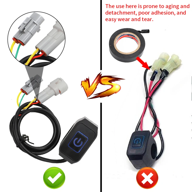Kit LED Fari A Barra Per Moto Honda CRF110/125/250 E Yamaha/Kawasaki – 60W 3000 Lumen