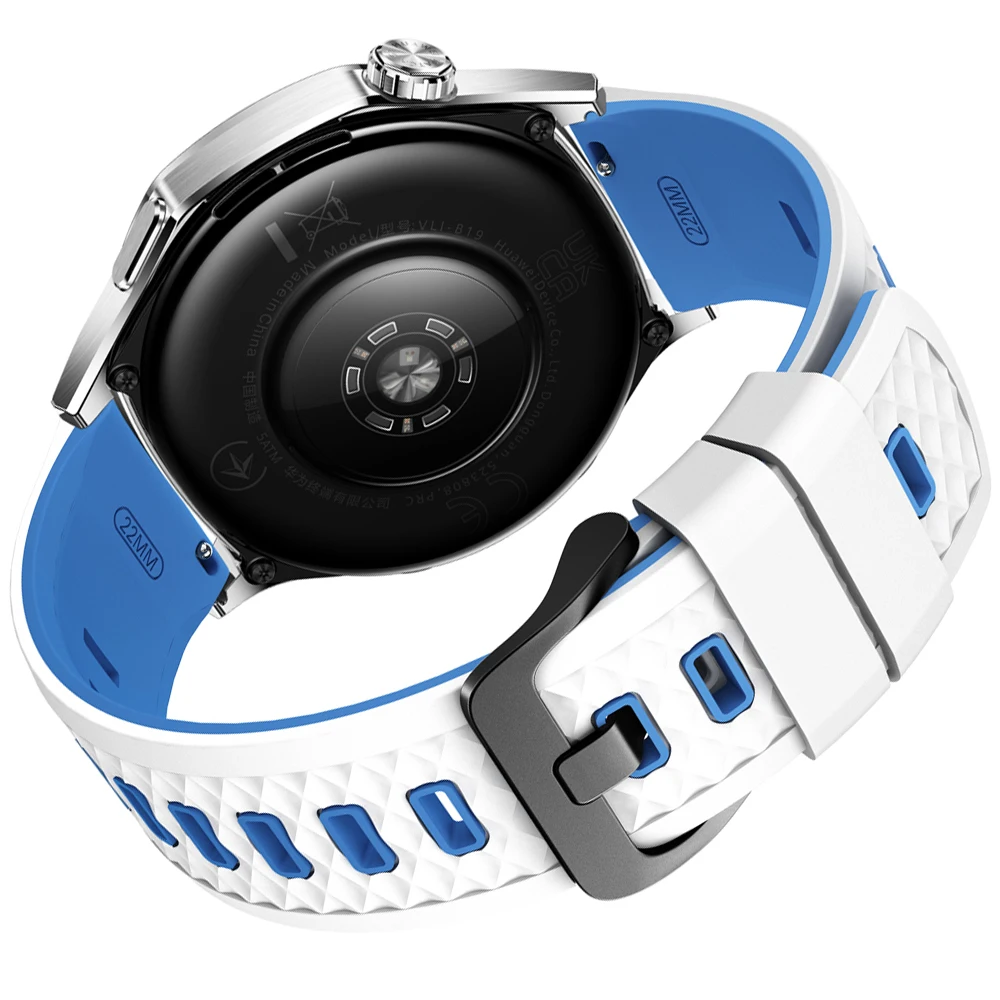 22mm Rubber Strap Watchband - Enhanced Durability and Comfort
