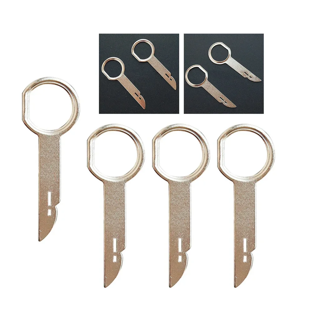 4pcs Useful Practical Radio Stereo Release Removal Install Tool Key Installation For VW For Audi Ford Porsche Car Tools