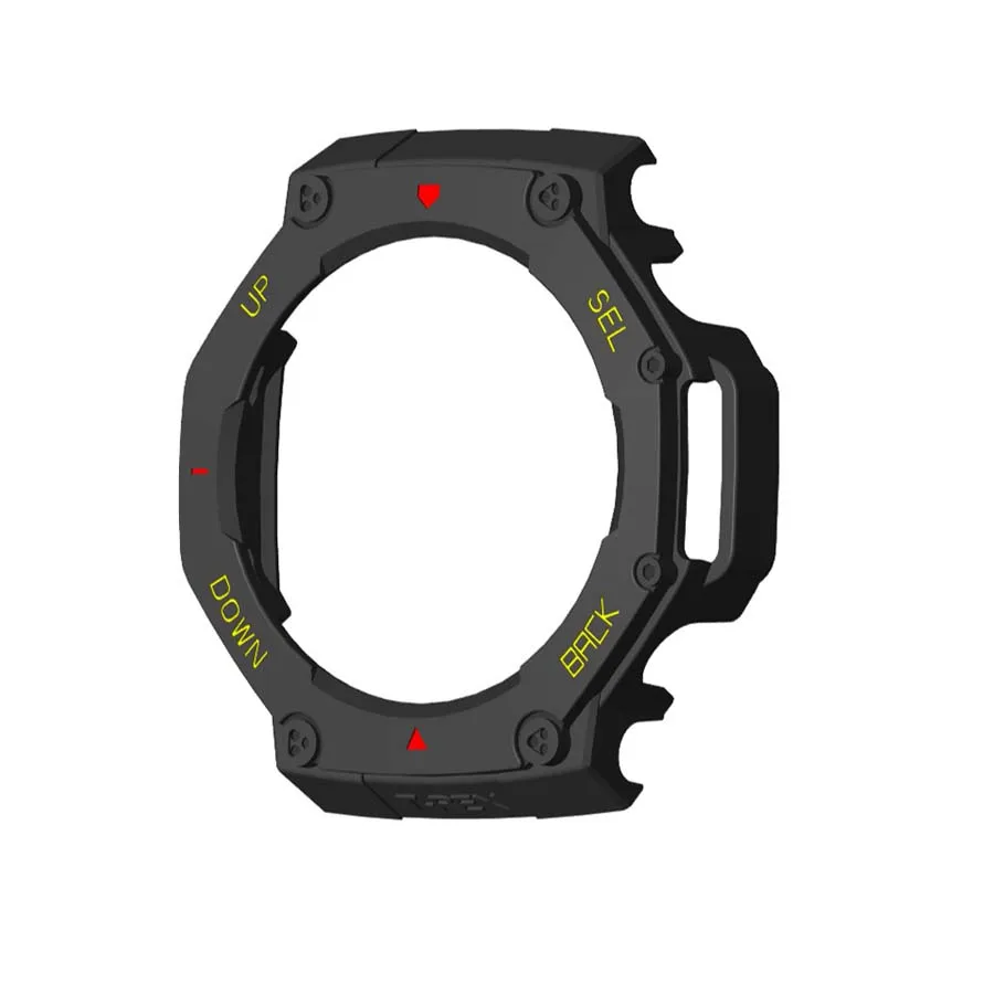 Hard PC Protective Case For Amazfit T-rex 3 Smart Watch Cover Shell Frame Bumper For Huami Amazfit T Rex 3 Protector Accessoies watch accessories,watch case,watch protective case,watch cover,watch protective cover,bumper protective case