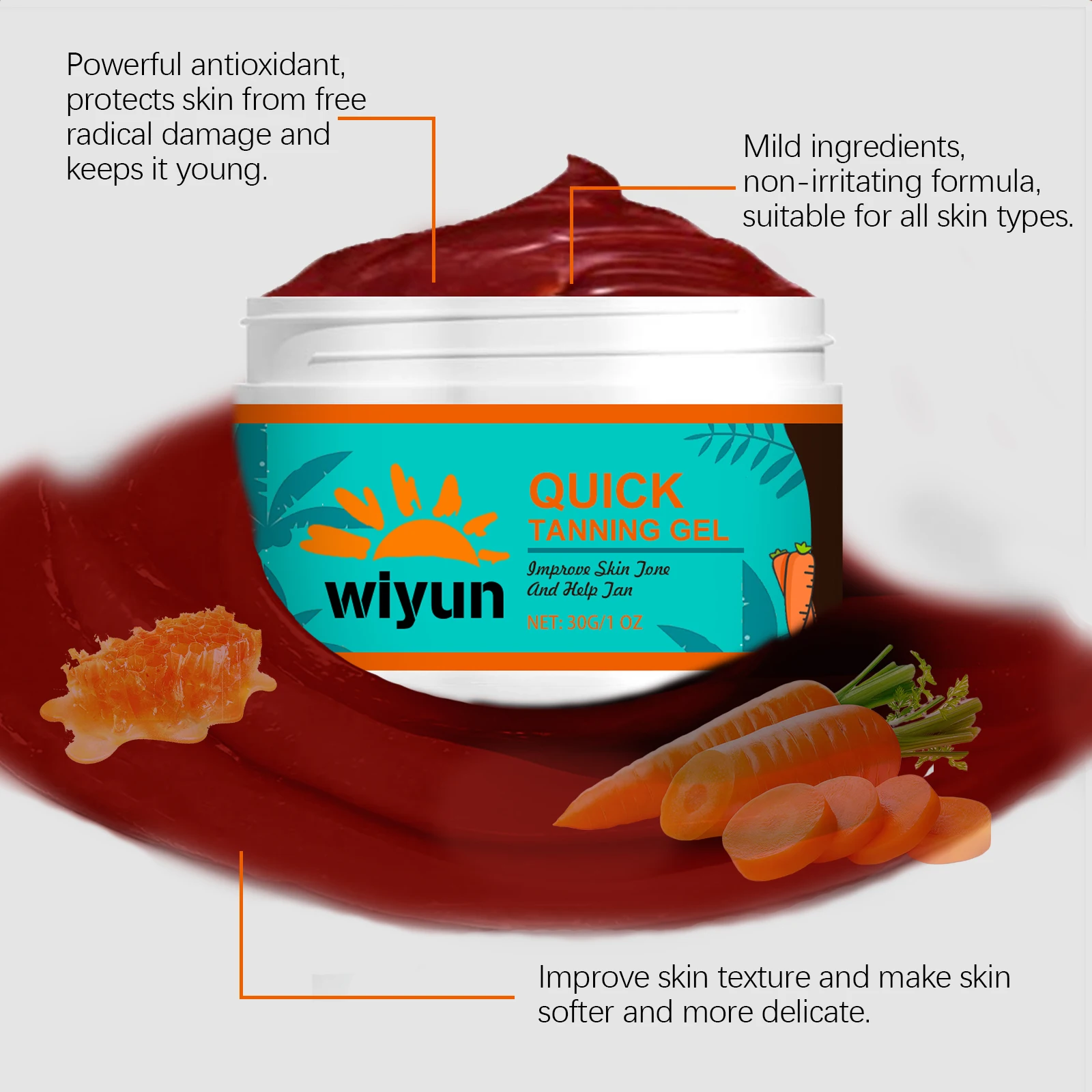 Self Tanning Lotion Skin Tanning Cream Coconut Tanning Oil Tanning Gel Accelerator Natural Body Bronzing Lotion Moisturizing Instant Tan Enhancer Self-Tanning Suntan Sexy Solarium Cream