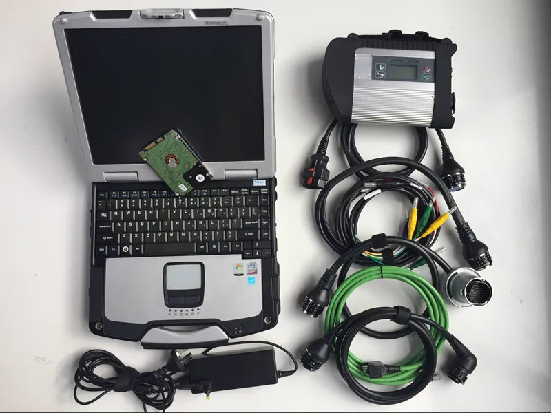 2023.12 Mb Star Diagnostic C4 Diagnostic Tool Software Con Hdd Toughbook Originale Cf-30 Military Laptop Sd Connect Scanner
