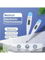 2 pcs Thermometer for Adults, Digital Oral Thermometer for Fever with 10 Seconds Fast Reading 1