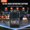 1440P HD Police Body Camera, 128GB Body Cam with Audio Video Recording Picture, Built-in 3500 mAh Battery, 2.0" LCD 2