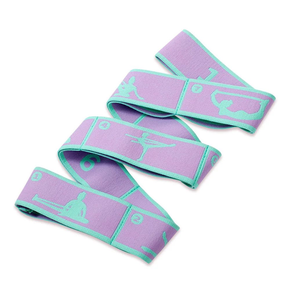 Fitness Resistance Band Fitness Accessories Yoga Pull Strap Belt Multi-functional Dance Yoga Auxiliary Stretching Belt Dance Stretching Band Loop GYM Fitness Exercise Bands
