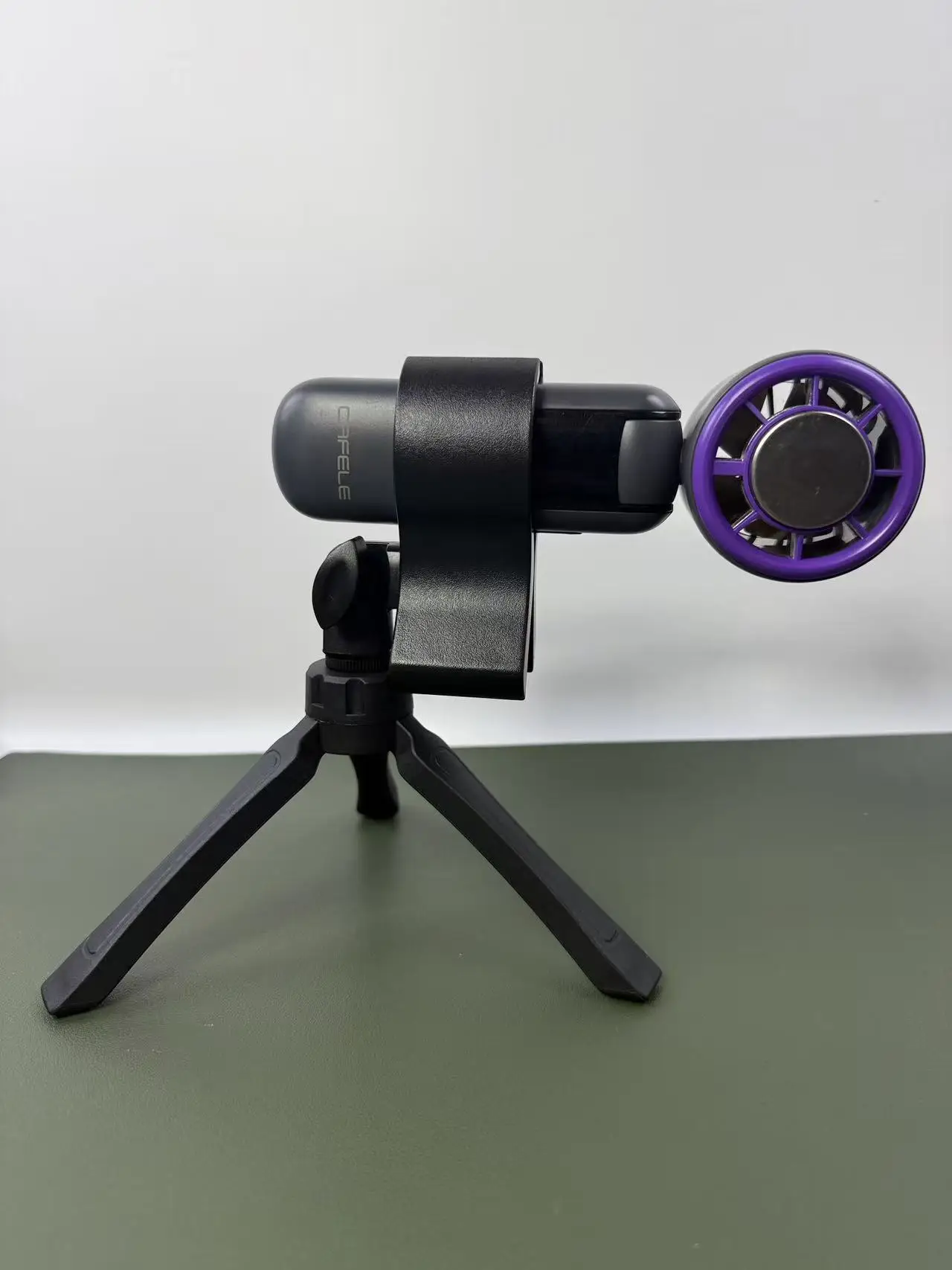조정 가능한 높이 삼각대 데스크탑 팬 클립 브래킷 홈 오피스 책상용 소형 팬 고..