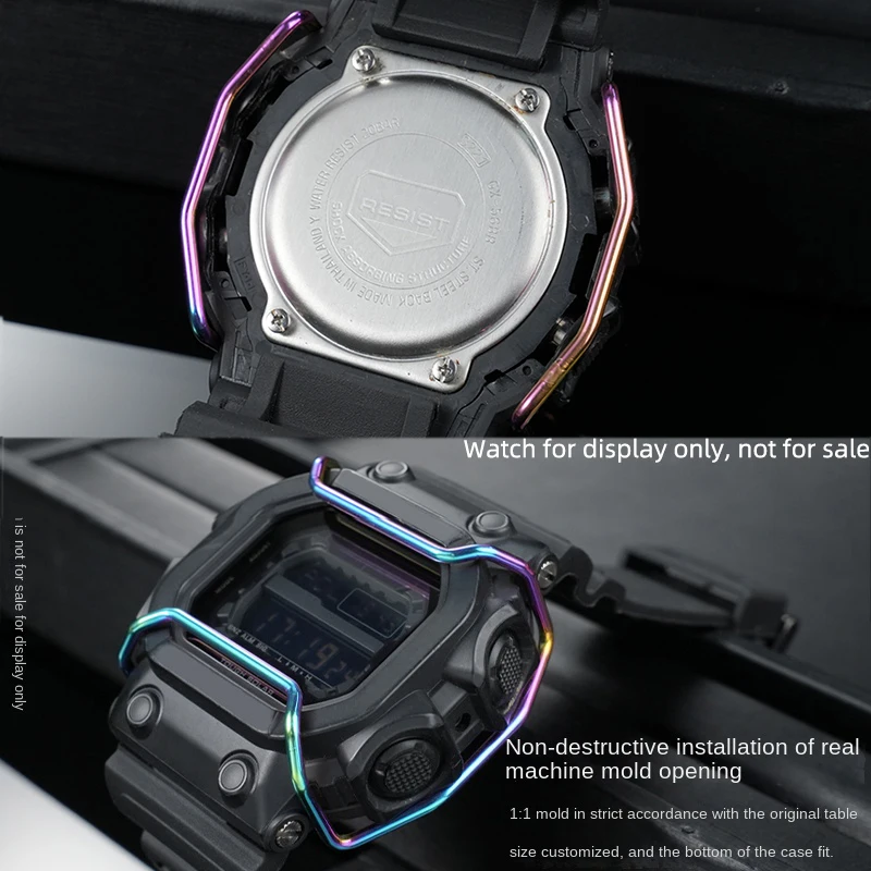 GX-56bbbumper stainless steel Modified metal frame collision protection bar For Casio G-shock watch case watch protective case watch cover watch protective cover bumper protective case