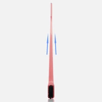 Brosse à cheveux antistatique 2 en 1, brosse de contrôle de bord double face, outil de coiffure avec peigne, spécial pour perruques de vrais cheveux 3