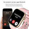 Montre connectée pour femmes, écran tactile, Bluetooth, appel
