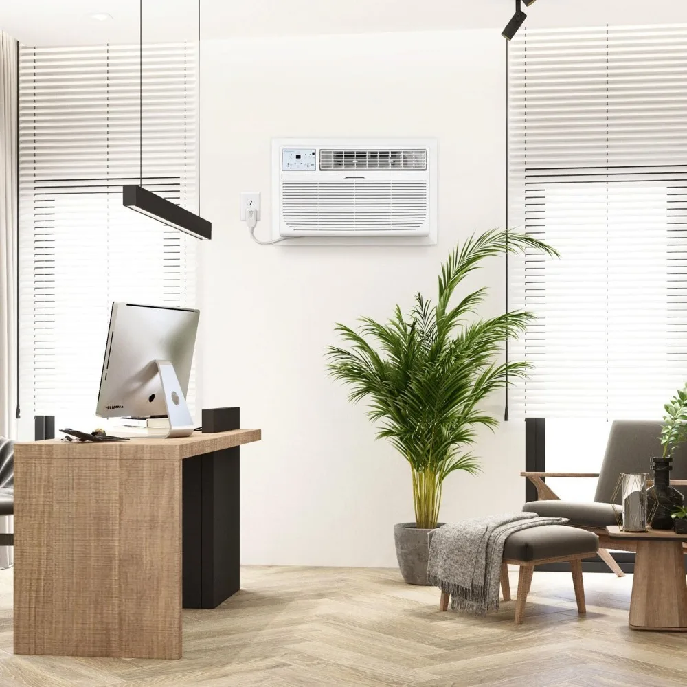 2,000 BTU Wall Mounted Air Conditioner with Supplemental Heat and Dehumidifier Function, Medium Sized Rooms up to 550 Sq.Ft 4