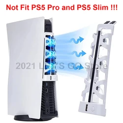PS5 Enhanced Cooling Fan System with LED Lights (WHITE)