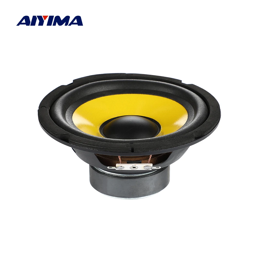 AIYIMA 1ks 8/6/5 palec bas subwoofer reproduktor 4 ohm 30W audio hudba reproduktorů woofer amplión DIY pro multimediální domácí theater