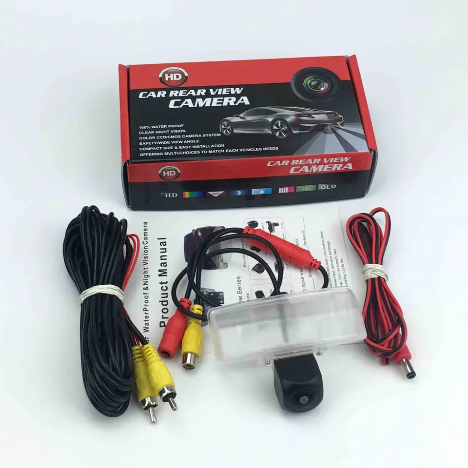 Telecamera Di Retromarcia Posteriore Per Toyota Corolla, Previa, Tarago, Wish, Alphard (2001-2011) – Visione Notturna A Colori, 170°, IP67
