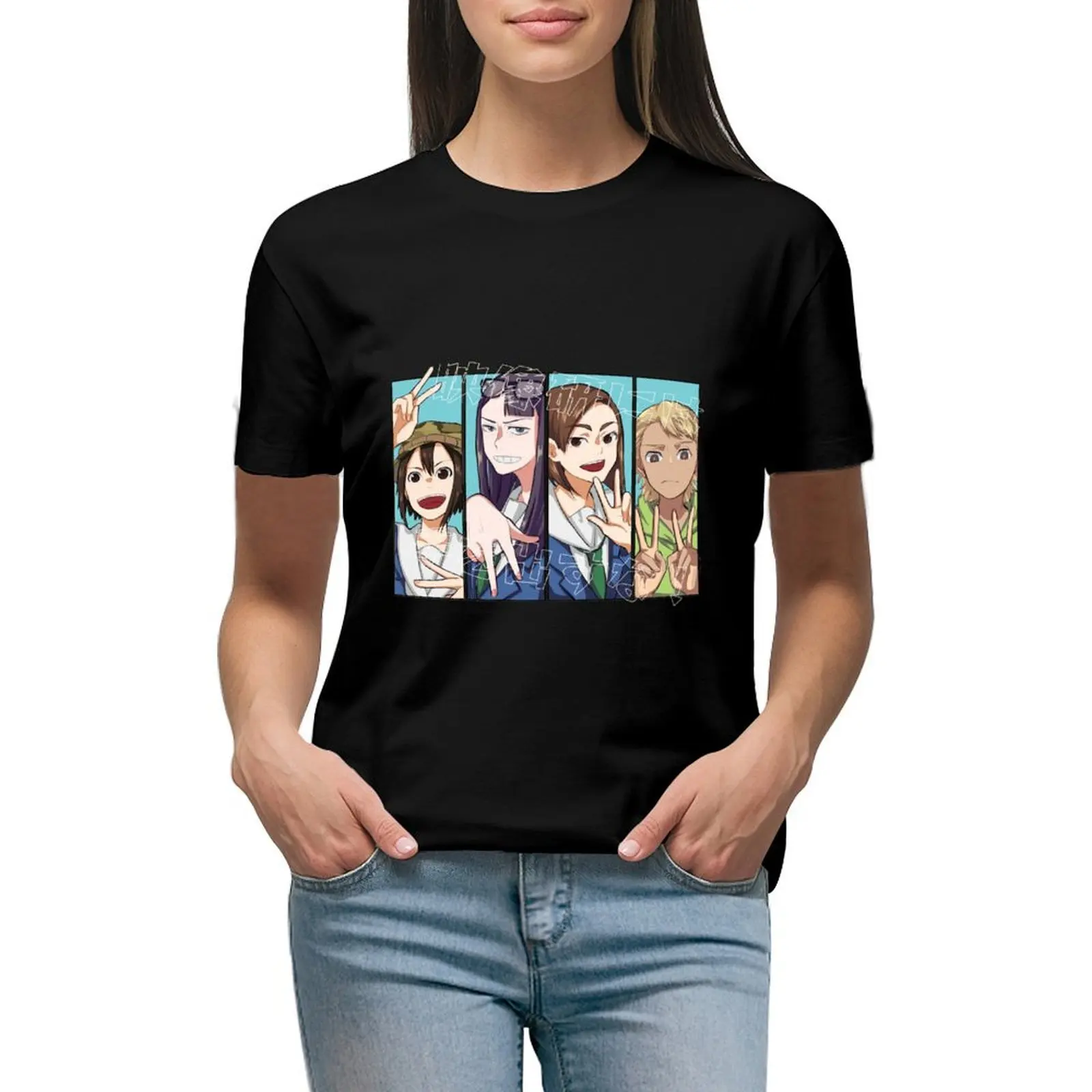 

Keep Your Hands off Eizouken T-shirt summer tops Female clothing t shirt for Women