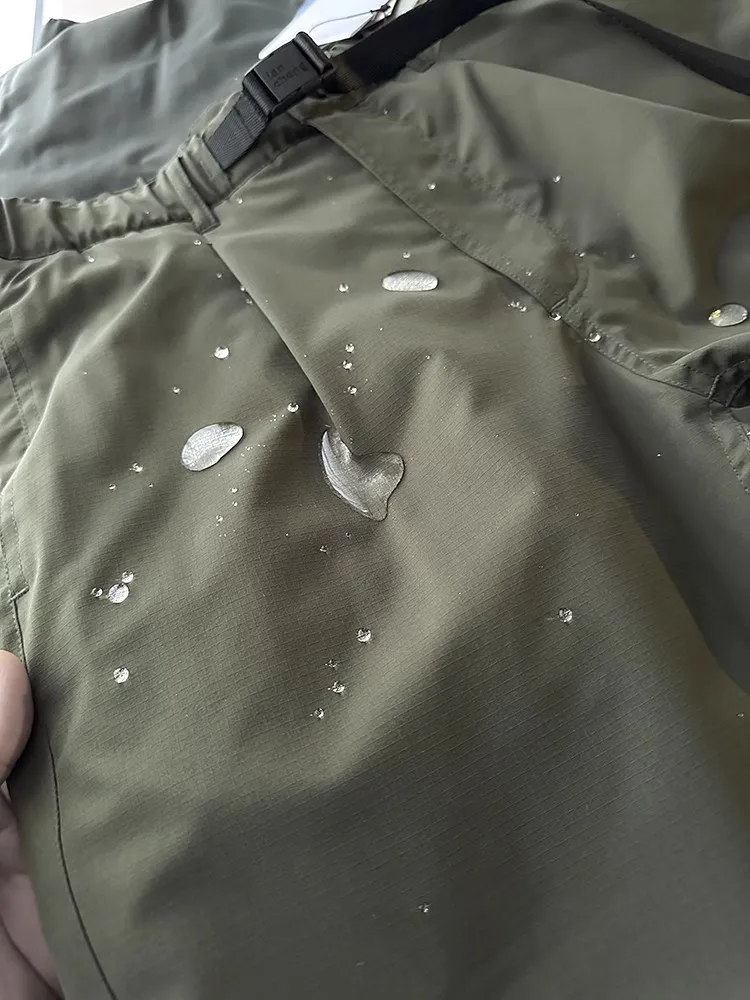 Thiened Fce Outdoor Functional Men's Casual Pants Self-Heating Windproof Waterproof Waist Belt Trousers Autumn Season