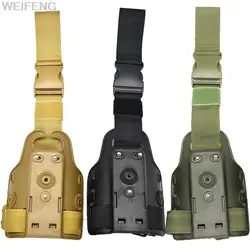 Tactical Gun Holster Drop Leg Platform for Glock 17 19 Beretta M9 Sig P226 Universal Airsoft Pistol Case Paddle Thigh Adapter
