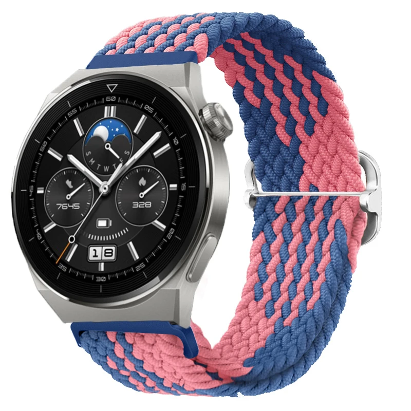 Braided Nylon Loop Smartwatch Strap - Universal Fit, 20/22mm