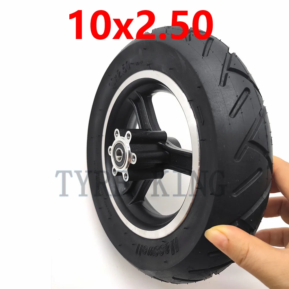 10 Inch 10x2.50 Wheel Tire 10*2.50 Inner Outer Tyre with Alloy Rim electric scooter tire for SPEEDWAY Electric Scooter Accessories