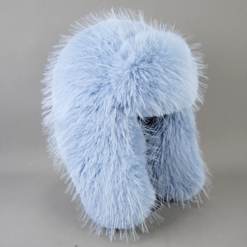 Unisex Artificial Raccoon Fur Hats winter hat,fashion hat,fur hat,faux fur hat