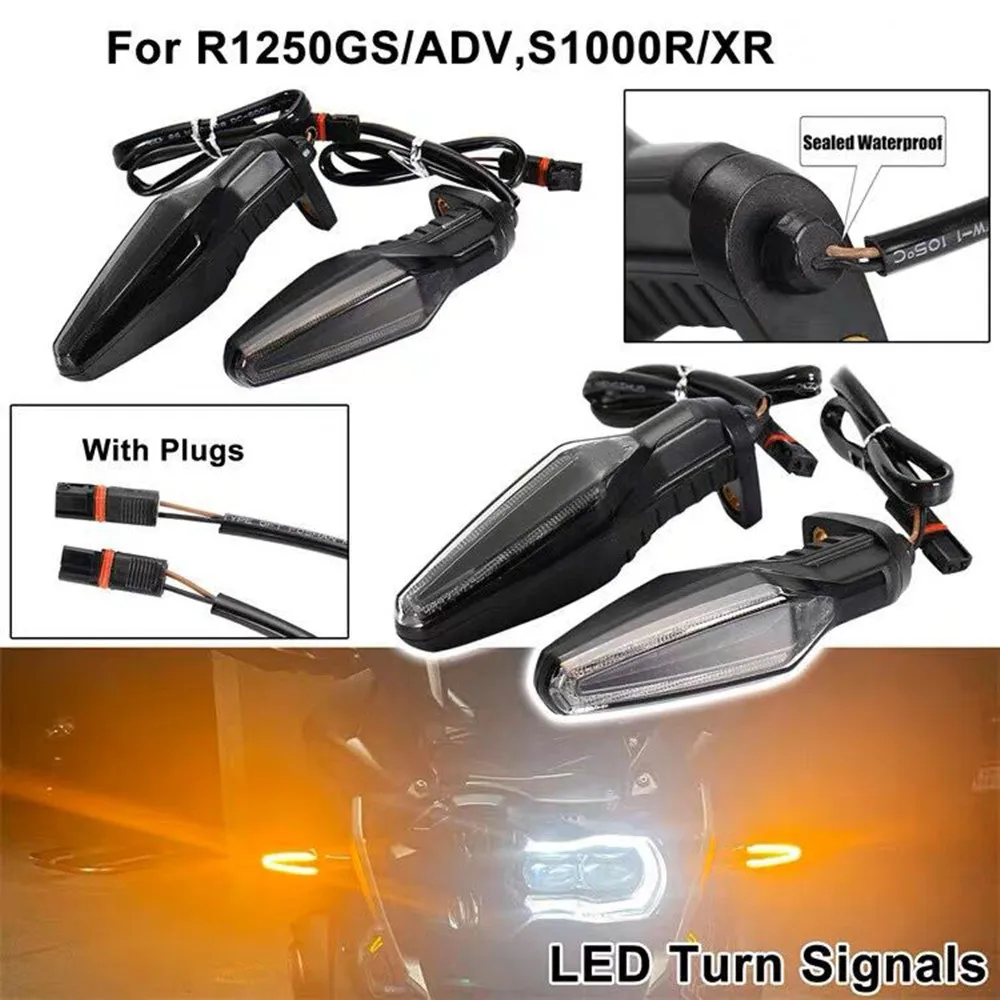 전면 및 후면 LED 방향 지시등, BMW R1250GS/ADV S1000R S1000XR F900XR 2020 오토바이 표시등, R 1250 GS S 1000 R XR용