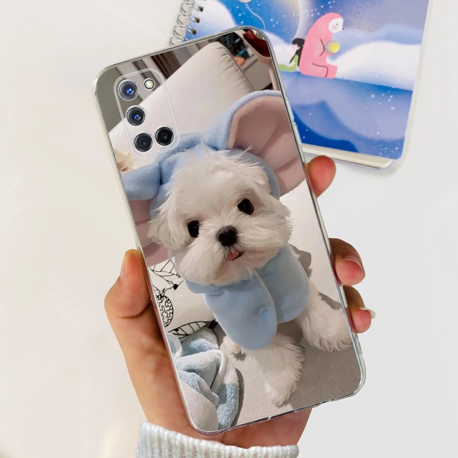 Cute Fashion Painted Clear Silicone Phone Case - Soft Protective Cover