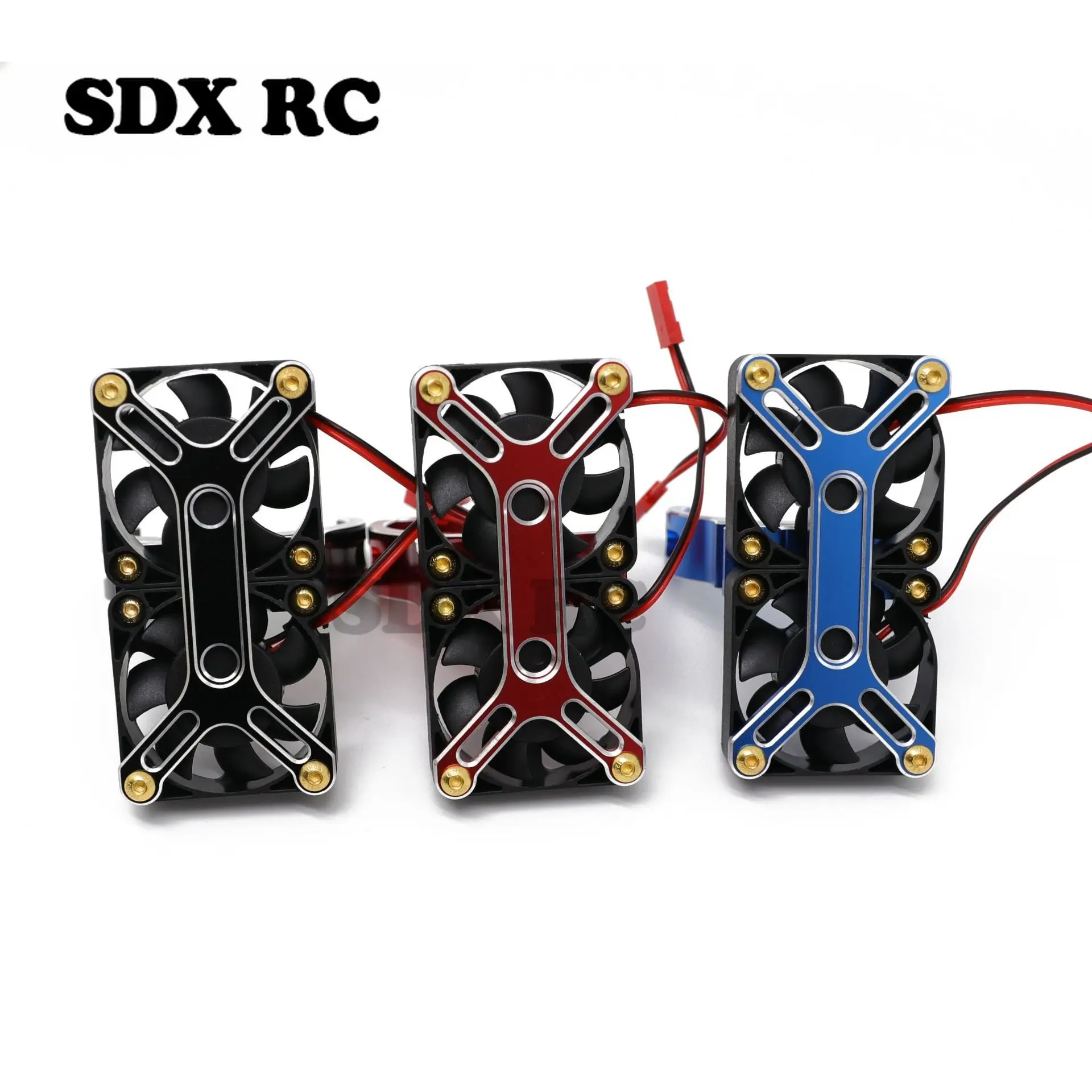 49851717BrushlessMotorHeatSinkDualCoolingFanHeatsinkFor15X