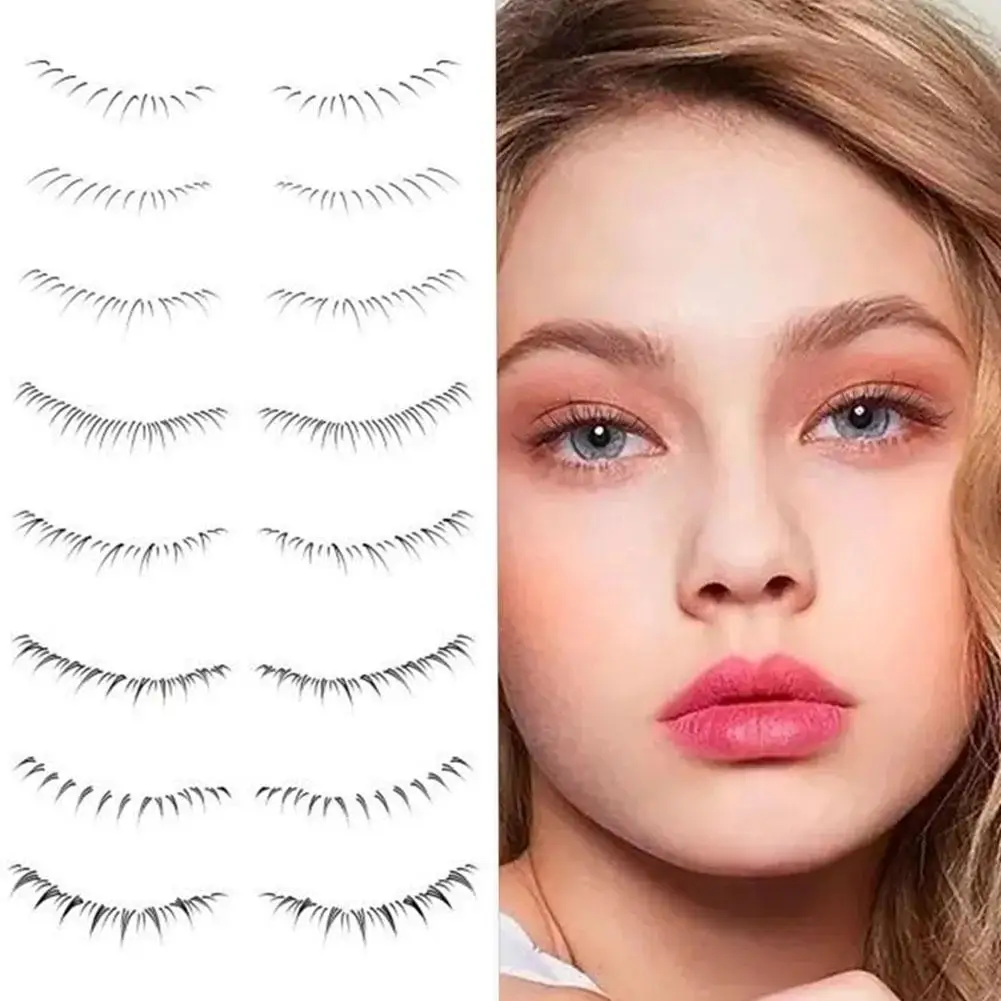 

Lower Eyelash Tattoo Patch Lazy Makeup Tool Disposable Cosmetics Lasting Eyelashes Tattoo Waterproof Sticker Eyes Non-refle O9Y7