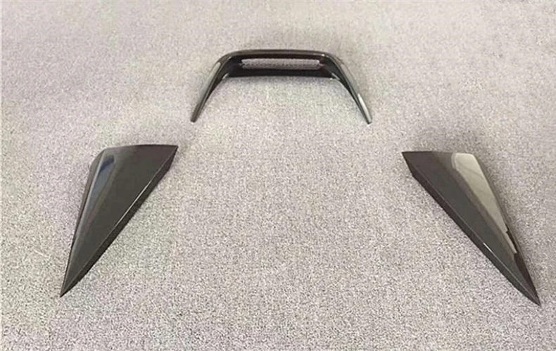 For Ferrari F12 2013-NO Real Carbon Fiber Front Engine Hood Bonnet Vent Decorate Tim Cover High Quality Car Accessories - - Racext 17