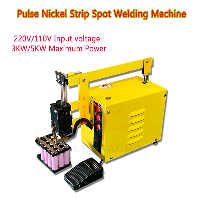 

High Power Battery Spot Welder 18650 Lithium Batteries Contact Welding 3KW 5KW Precision Pulse Nickel Strip Spot Welding Machine