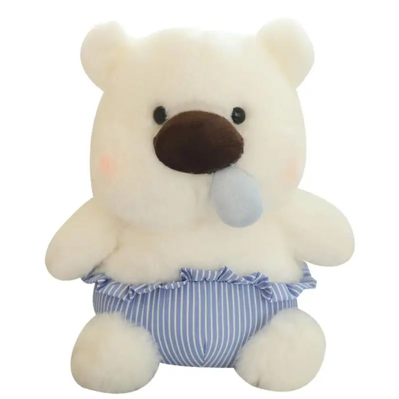 

Мягкая подушка в виде медведя, плюшевая игрушка, удобная мультяшная подушка в виде медведя