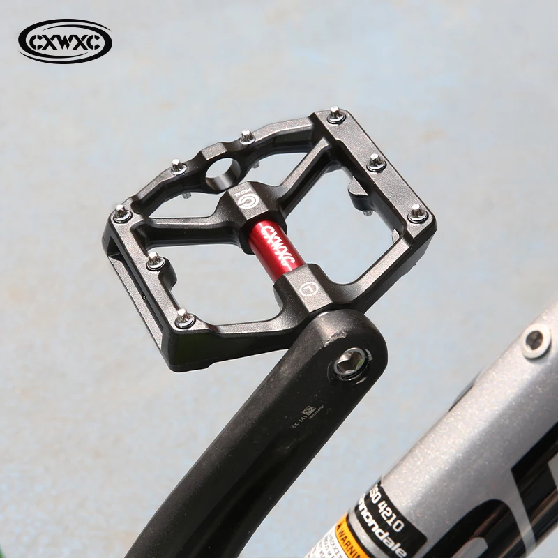 Pedali Bici In Alluminio CNC Con Riflettori - 3 Cuscinetti Sigillati, Antiscivolo, 9/16" - Foto 9