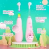 Seago Kids Electric Toothbrush Sonic Child Dolphin Colorful Observing LED 2 mins Smart Timer IPX7  Waterproof Teeth Cleaning 2