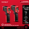 YEVOLT TA601 Series Digital Infrared Thermometer Handheld Non Contact IR Laser  Heat Temperature Gun Point VA HD Color Screen 1