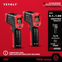 YEVOLT TA601 Series Digital Infrared Thermometer Handheld Non Contact IR Laser  Heat Temperature Gun Point VA HD Color Screen 1