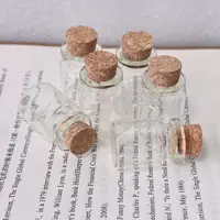 50/105/210 Pcs 5ml Small Glass Jars with Cork Mini Decorative Bottles for Home Decor Wishing Bottles Craft Storage DIY Container 1