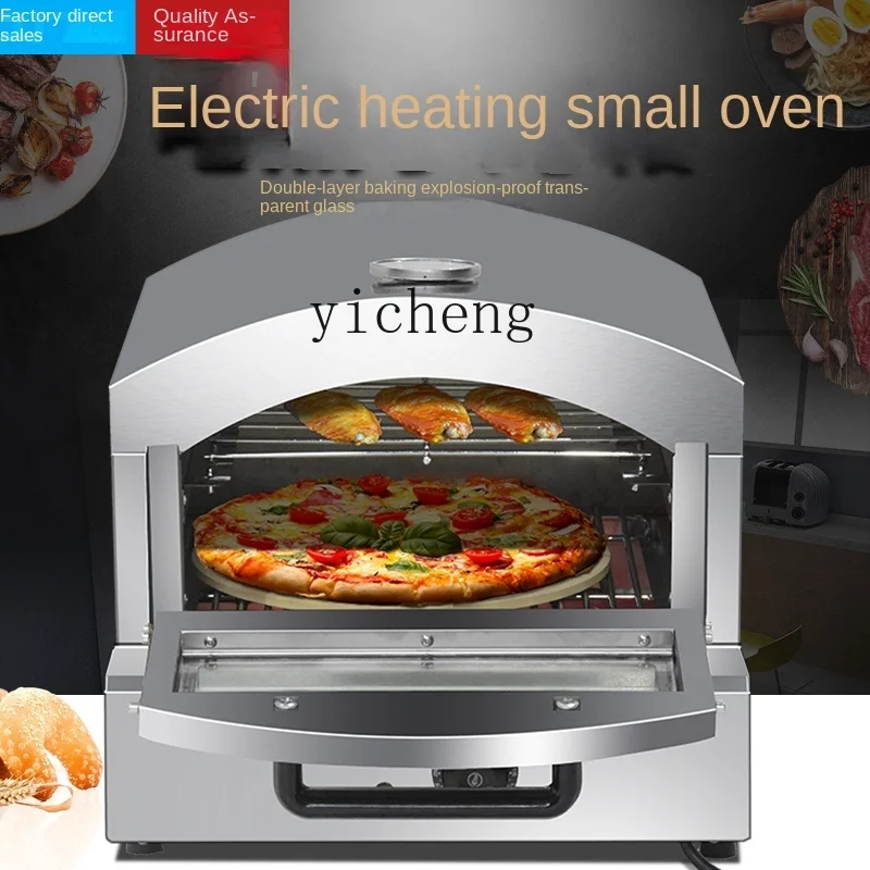 Tqh Electric Hot Pizza Oven Commercial Small Electric Oven Portable Pizza Stove Pizza Baking Oven 2
