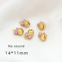 Elegant Copper Drip Oil Bell Pendant Set - Handmade Jewelry Accessories (1 - alluvial gold)